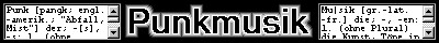 So sah "Punkmusik" 2001 aus