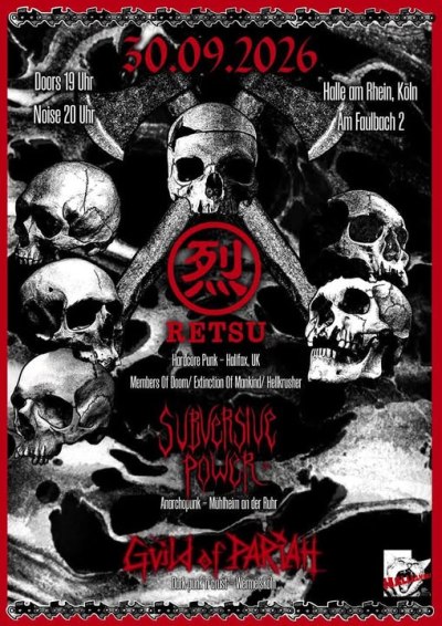 RETSU, SUBVERSIVE POWER, GVILD OF PARIAH