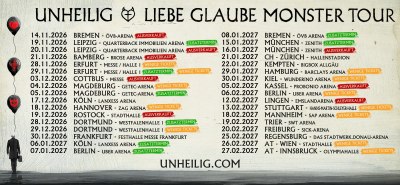 UNHEILIG - "LIEBE GLAUBE MONSTER - ARENA TOUR 26/27