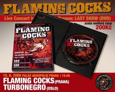 FLAMING COCKS – LIVE AT ROCK CAFE PRAGUE