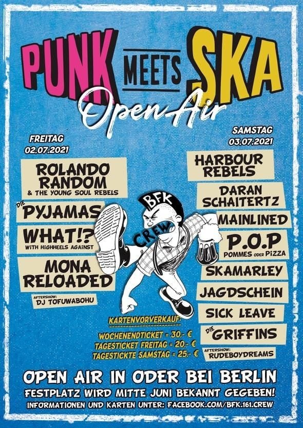 Lumpi from the bfk Festival PUNKmeetsSKA and Ruthy from PoP