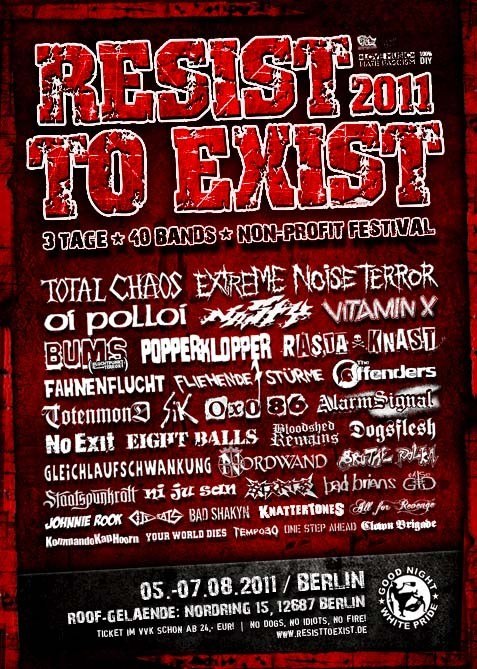 RESIST TO EXIST 2011