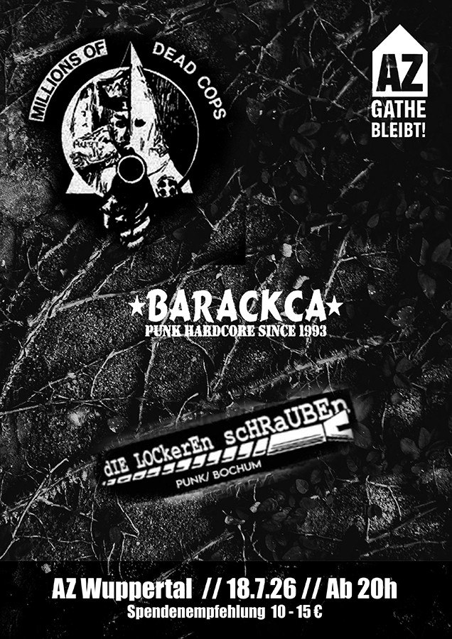 M.D.C., Barackca, Die lockeren Schrauben