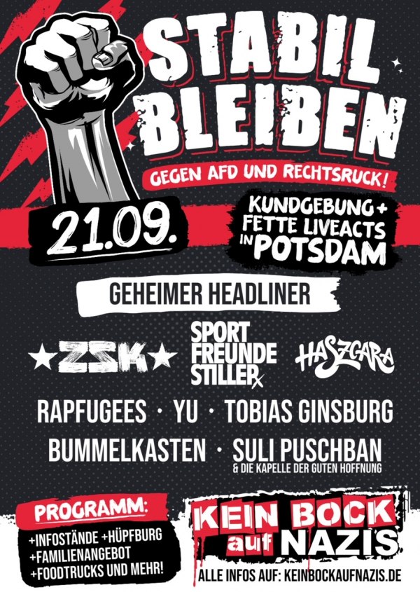 21.09.2024 POTSDAM OPEN-AIR MIT FETTEN ACTS & WICHTIGER MESSAGE