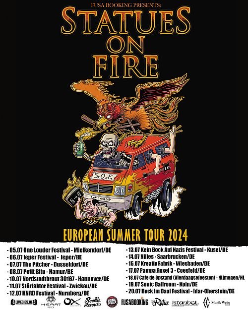 STATUES ON FIRE (HC/Punk; São Paulo) - Tour startete am Freitag den 05.07.2024