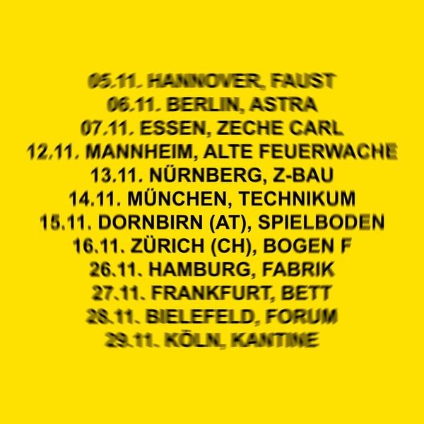 TOUR DATES: DIE NERVEN