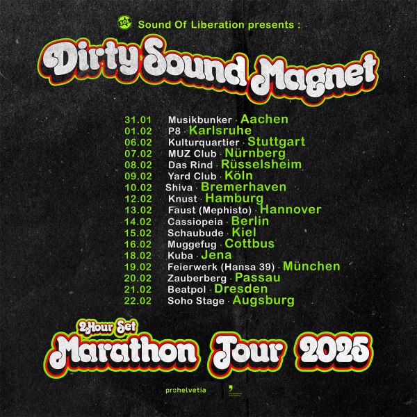 Dirty Sound Magnet mit neuer Doku, Tourdaten und exklusiver Live-Vinyl