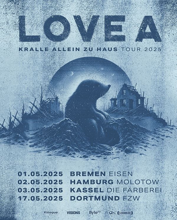 Love A (Trier/Hamburg) kündigen neue Tourdaten an
