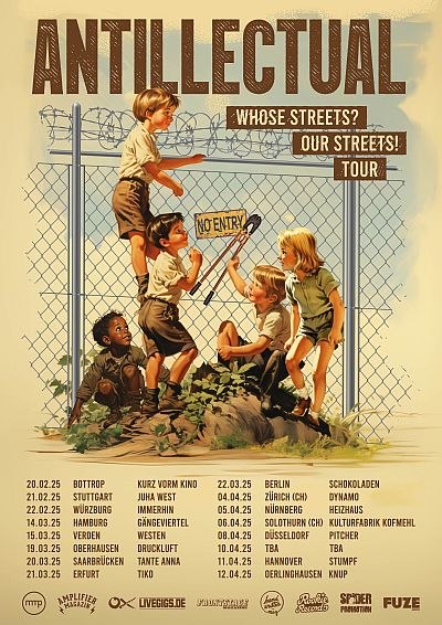 Antillectual (Post-Punk; NL) - neue Single: Whose Streets? Our Streets! neue Tourdaten!