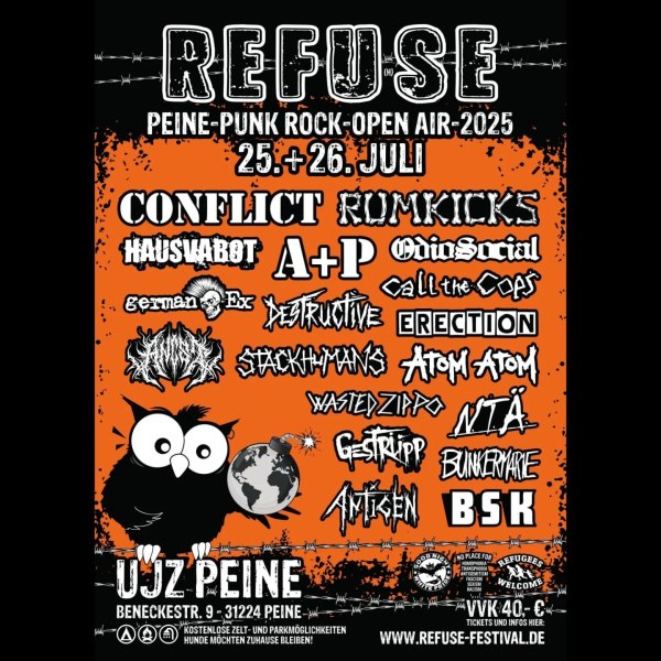 Refuse - das Punkrock Open Air 26.07.- 27.07.2025