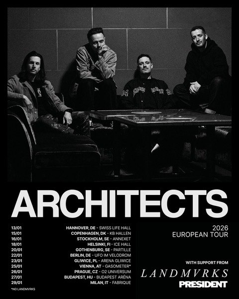 ARCHITECTS - Zusatzkonzerte für 2026!