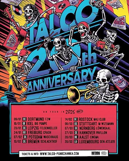 TALCO (Punkchanka; ITA) - 20th Anniversary Tour - 2026