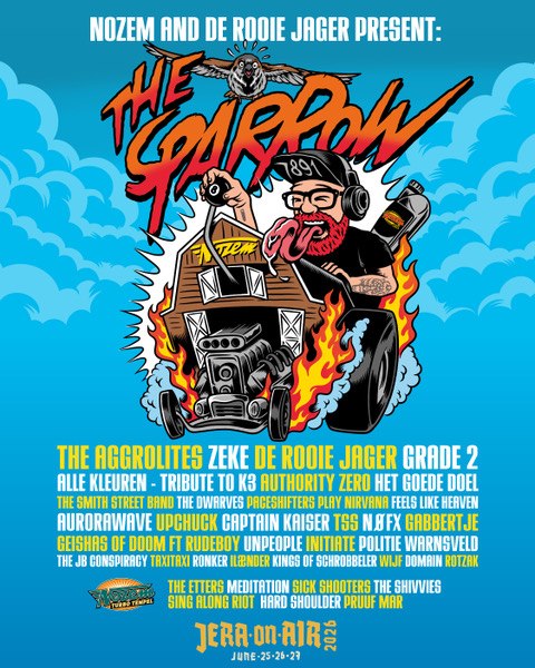 JERA ON AIR - The Sparrow Line Up sowie Busangebote aus Deutschland!