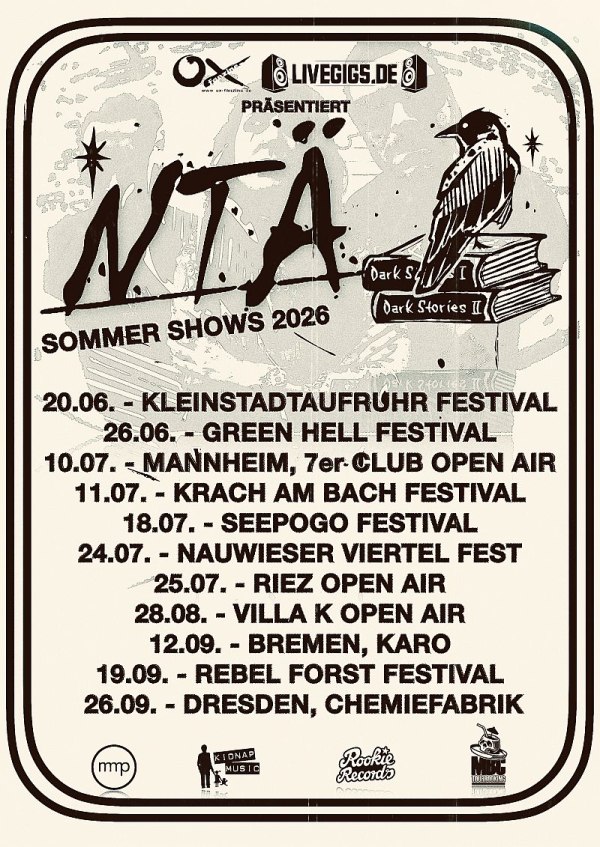 N.T.Ä. (Punk; Saarbrücken) - Dark Stories - Summer Tour/Festivals