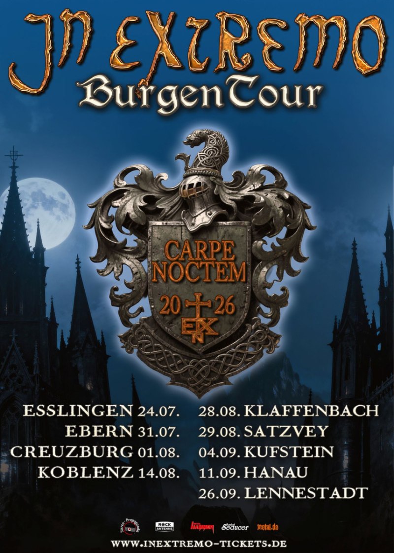 IN EXTREMO starteten ihre legendäre BURGENTOUR am 24.07.