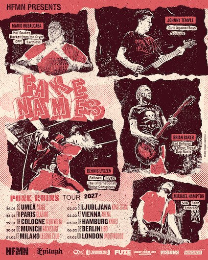 FAKE NAMES - Neue Single & Album: "Punk Ruins" out now!