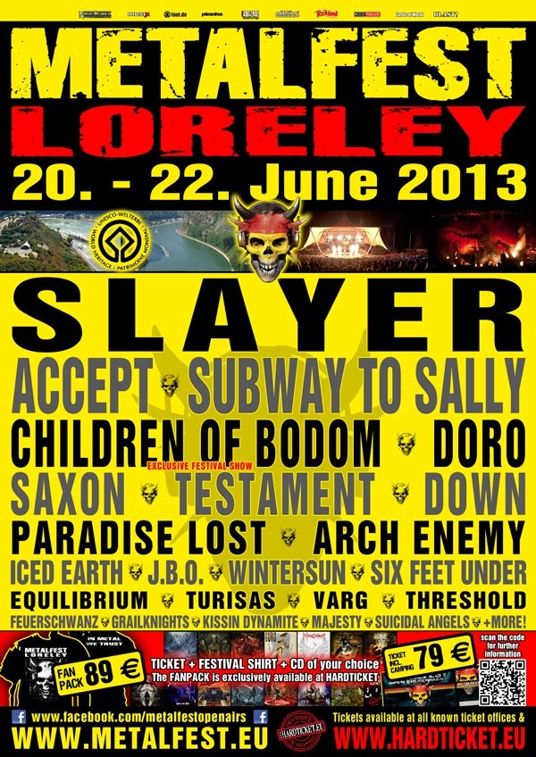 Metalfest Loreley: Weitere Bands bestätigt