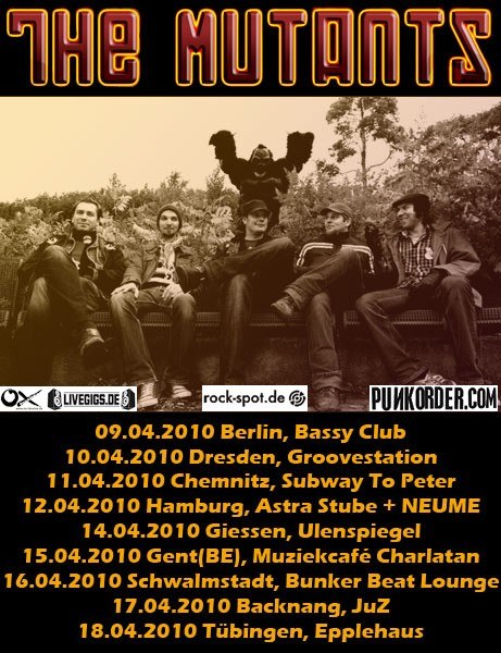 THE MUTANTS on Tour