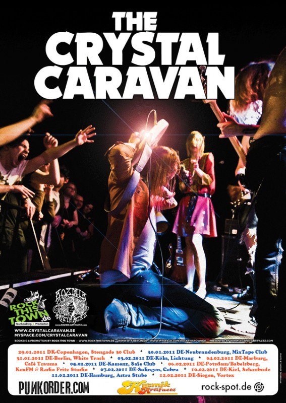 THE CRYSTAL CARAVAN - Against The Rising Tide - Tour 2011