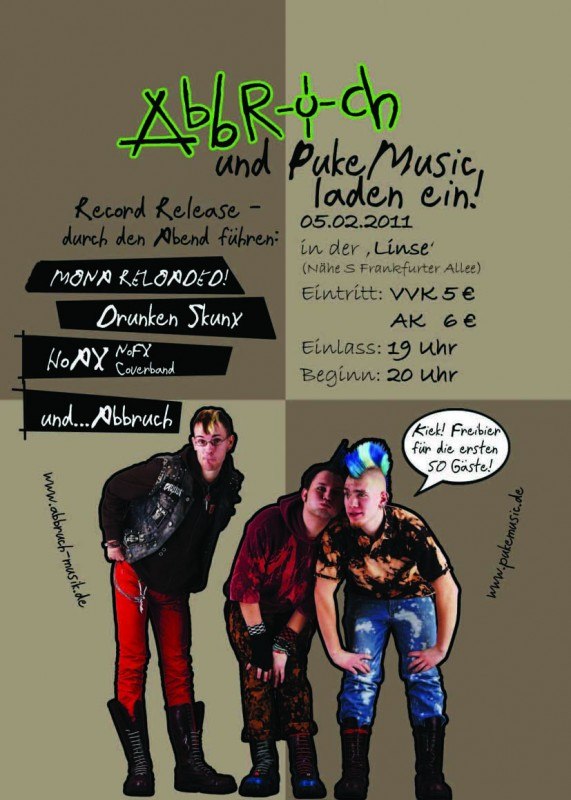ABBRUCH RECORD - RELEASE - PARTY