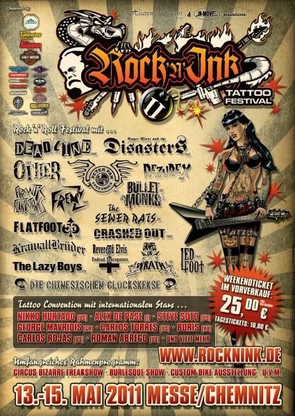 ROCK’N’INK FESTIVAL CHEMNITZ – SIX PEOPLE LIKE YOU RECORDS BANDS IN THREE DAYS!
