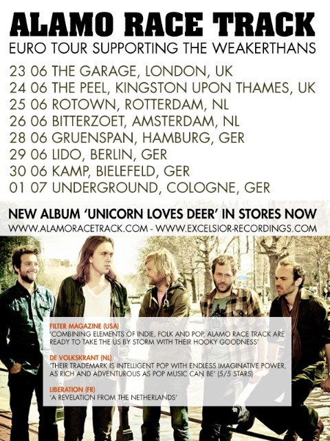 ALARMO RACE TRACK - Supporting the Weakerthans + Free MP3!