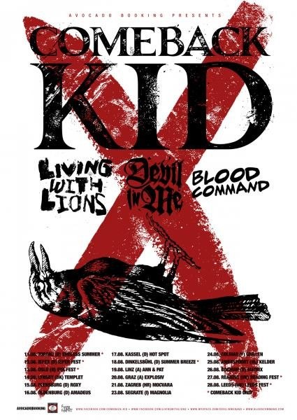 COMEBACK KID - Festivals und Clubtour -