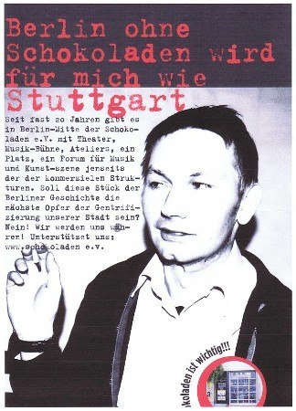 DER SCHOKOLADEN IN BERLIN BRAUCHT HILFE !