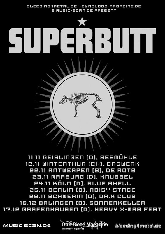 SUPERBUTT on Tour! 