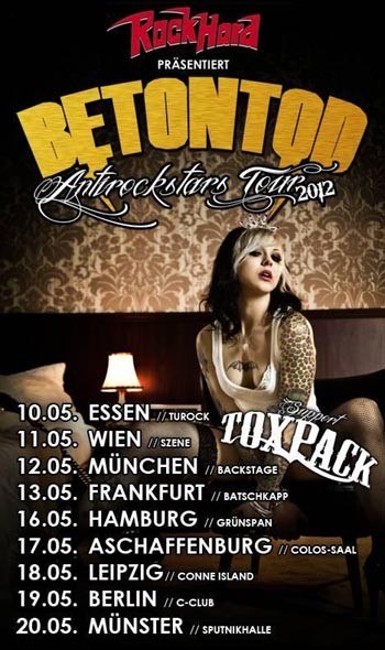 BETONTOD: Antirockstars Tour 2012
