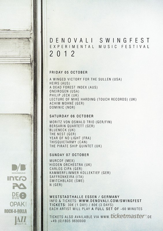 Denovali Swingfest 2012