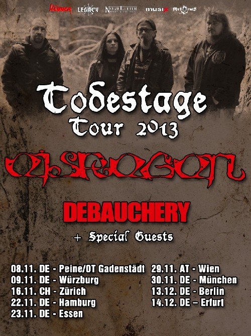 Eisregen und Debauchery auf Europa-Tour