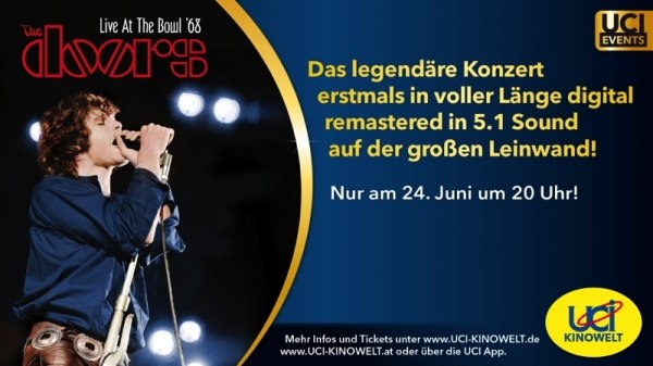 THE DOORS: On June 24th - Nationwide screenings of - Live at the Bowl '68 -