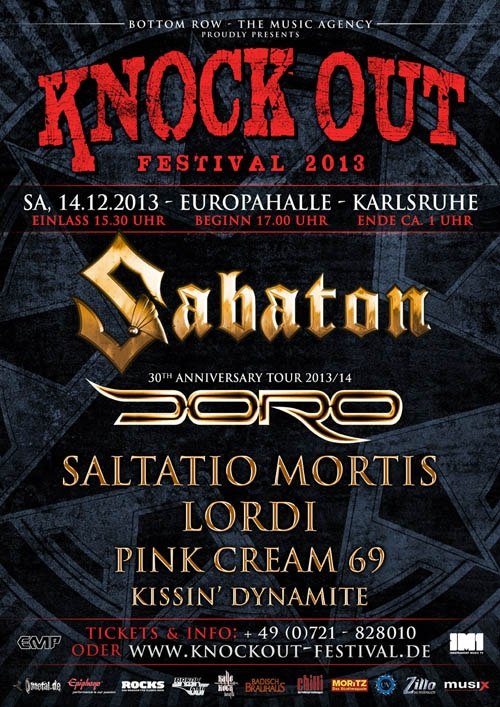 Knock Out Festival am 14.12. in Karlsruhe