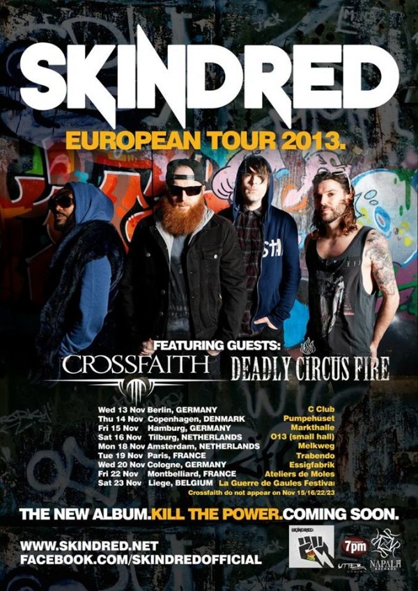 Skindred kommen im November auf Tour