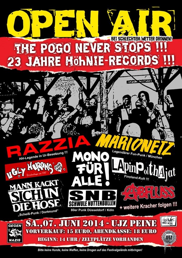 23 Jahre HöhNIE Records - The pogo never stops