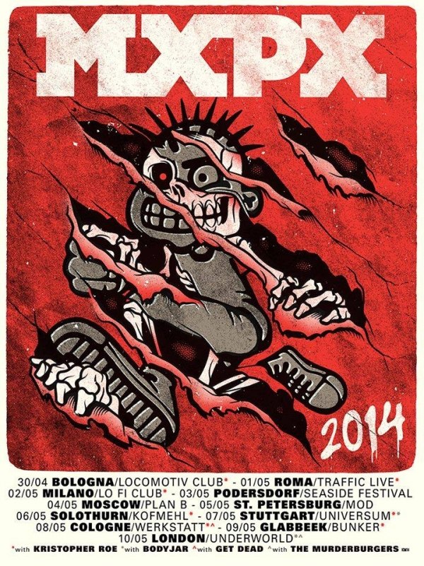 MXPX kommen auf Europa Tour