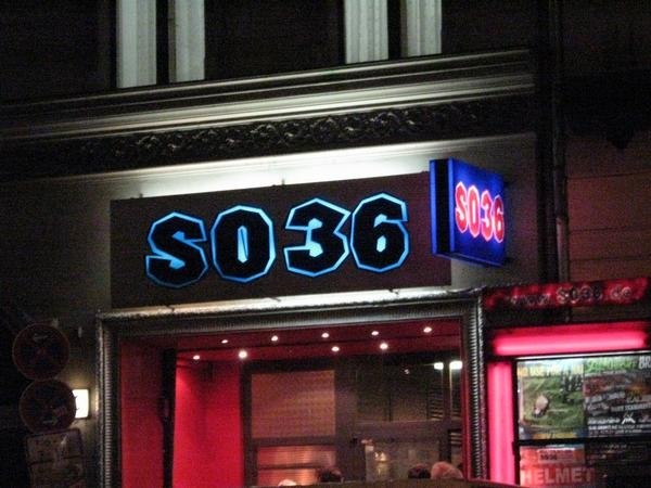 SO36 feiert „36 Jahre SO36“ mit Festwoche zum Jubiläum!