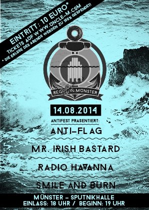 BENEFIT CONCERT for the FLOOD VICTIMS in MÜNSTER on 14.08.2014 (Sputnikhalle - Münster)