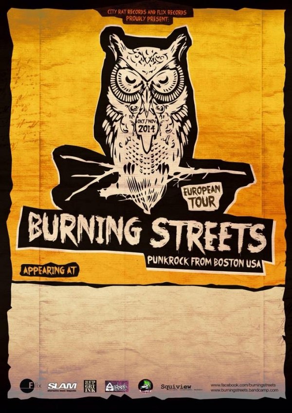 BURNING STREETS: AKTUELLE TOURDATEN