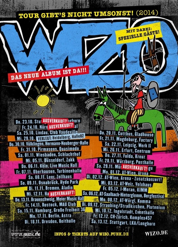WIZO Tour-Update: Zusatzkonzerte angekündigt!