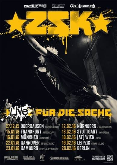 ZSK – „Live für die Sache“ Tour 2016