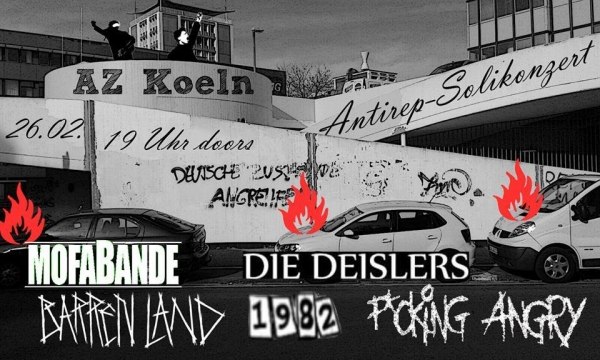Antirep Solikonzert 26. Februar 2016 AZ Köln
