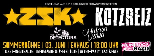 Open Air mit ZSK im Exhaus Trier