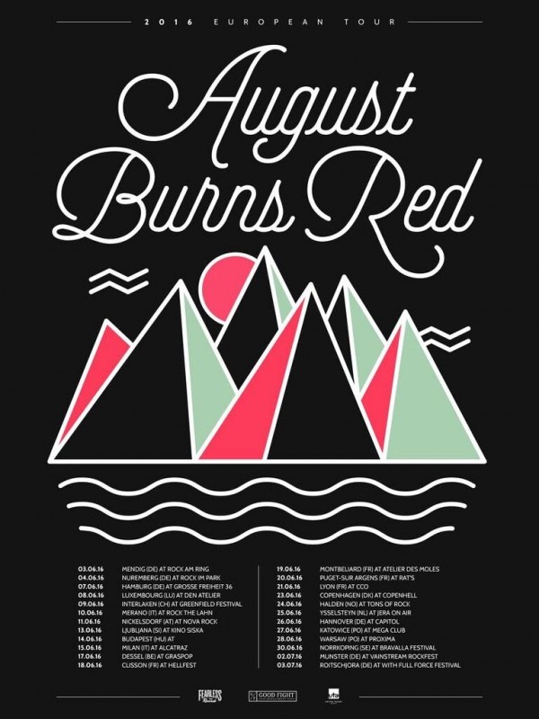 August Burns Red: Im Sommer auf Europa-Tour