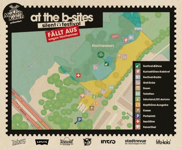 AT THE B-SITES FESTIVAL - Absage wegen Hochwasser!