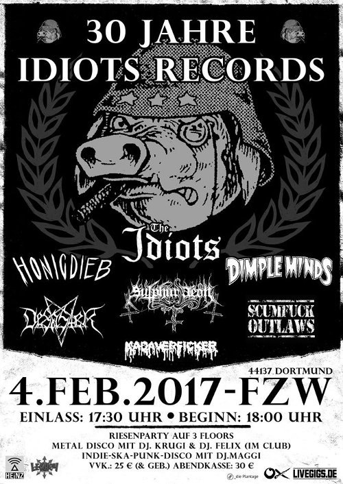 30 Jahre Idiot Records Festival