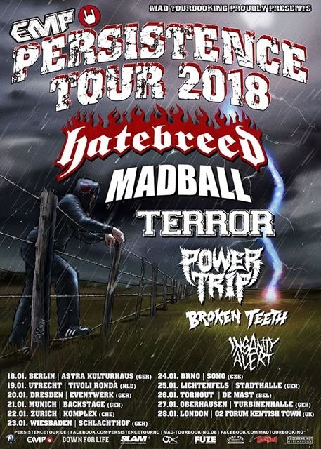 PERSISTENCE TOUR 18.01.-28.01.2018