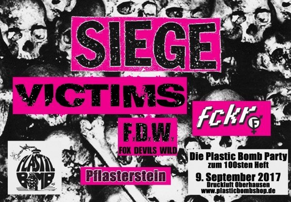 Plastic Bomb Party 9.9.2017