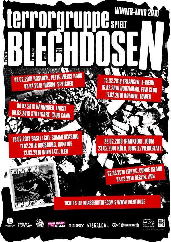 TERRORGRUPPE: Superblechdose release postponed - BlechdoseN tour now on sale!